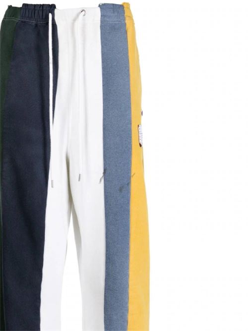 Colour-block panelled cotton track pants Mihara Yasuhiro | A10PT582MULTI